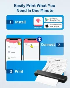 App de la Phomemo M08F