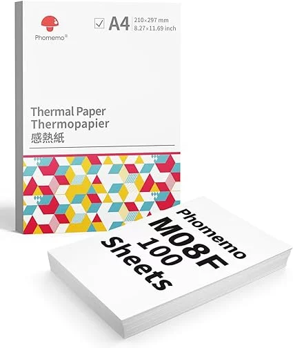 Papel termico phomemo a4