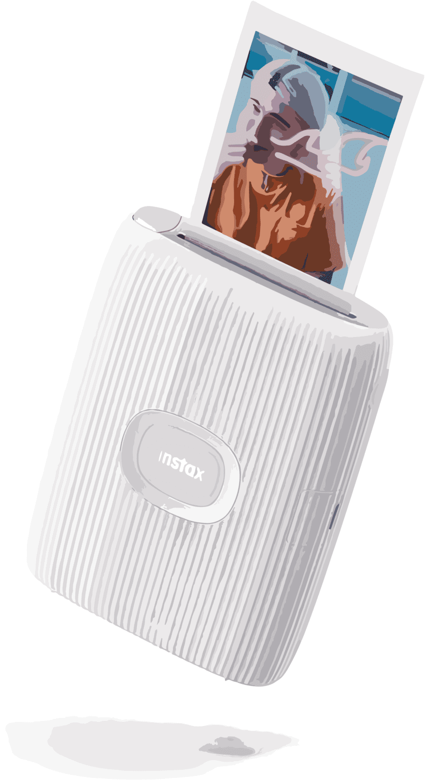 instax Mini LINK2 Clay White, Impresora para telefonos, Blanca