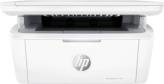 HP LaserJet M140w 7MD72F, Impresora Laser A4 Multifuncion Monocromo a Doble Cara Manual, Escaner, Copiadora (20ppm, Wi-Fi, Wi-Fi Direct, USB 2.0, Procesador 500MHz, Memoria 64MB,HP Smart App) Blanca