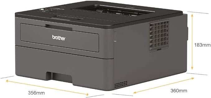 Dimensiones de la Brother HL-L2370DN