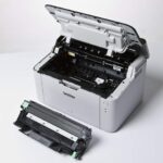 Parte interna de la Brother HL-1210W