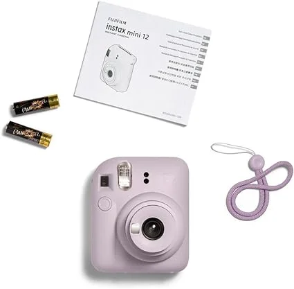 Paquete que incluye la camara fujifilm instax mini 12