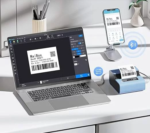 La impresora tiene conectividad versatil (Bluetooth, USB)