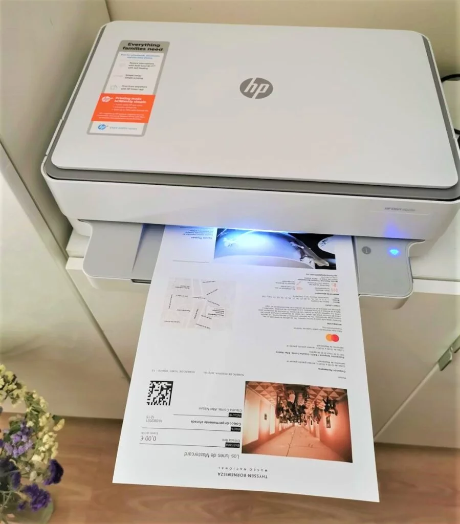 Impresion de documentos de la impresora HP Envy 6020e