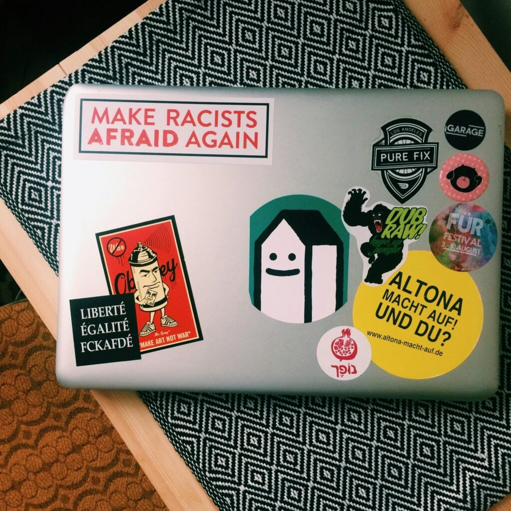 Personalización de pegatinas para tu computador