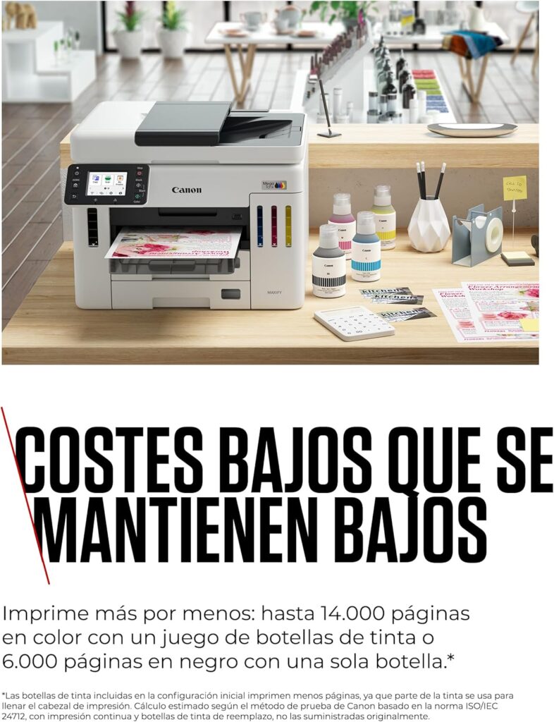 Mejor impresora del 2025 en marca Canon Megatank