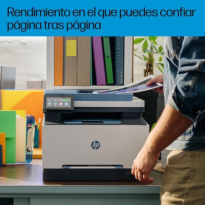 Impresora multifuncional HP LaserJet Pro con escáner y copiadora integrada