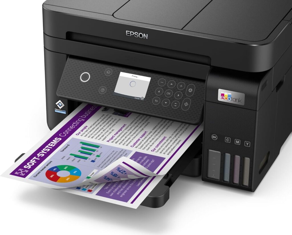 Epson EcoTank ET-3850 impresora multifuncional de tinta con tanques recargables y alta capacidad