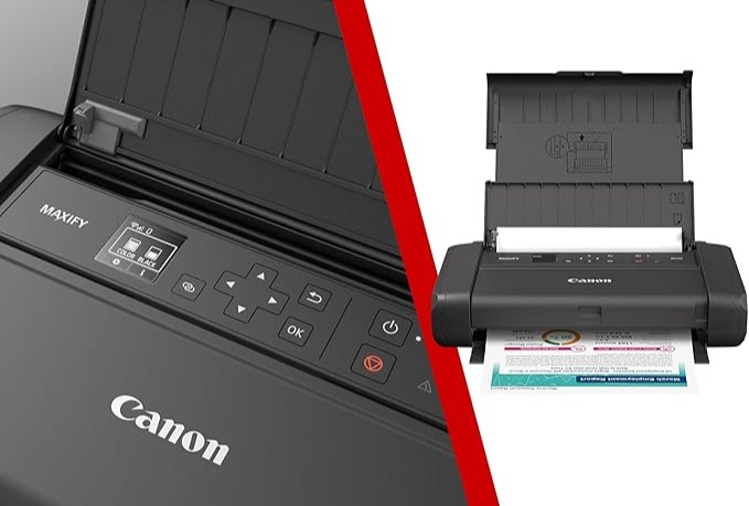 Canon MAXIFY BX110 impresora portátil inalámbrica vista frontal